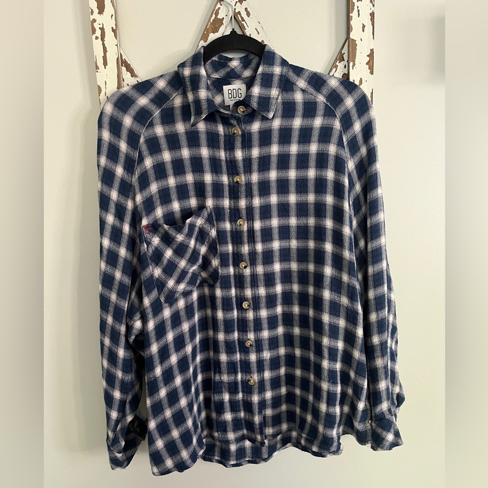 BDG Flannel Size XS Oversized Fit‎